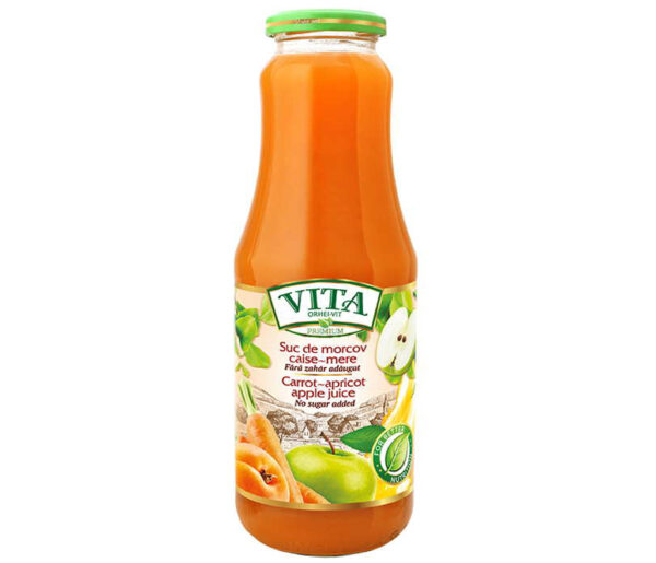 Vita Juices, 1 L (Glass Bottle) NO SUGAR ADDED