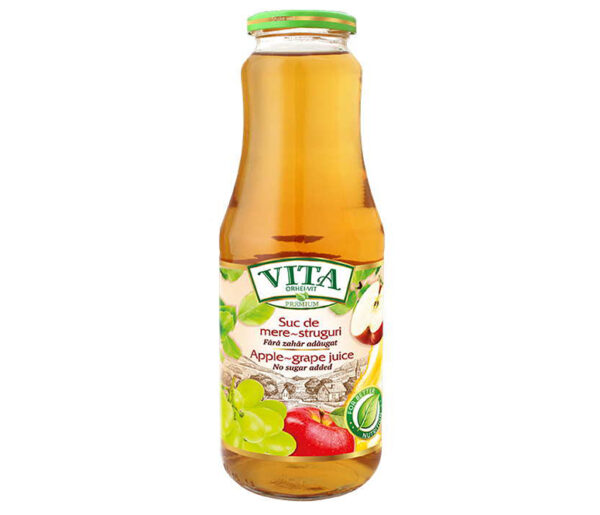 Vita Juices, 1 L (Glass Bottle) NO SUGAR ADDED - Image 2
