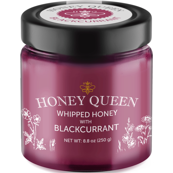 HQ Blackcurrant Whipped Honey 250g