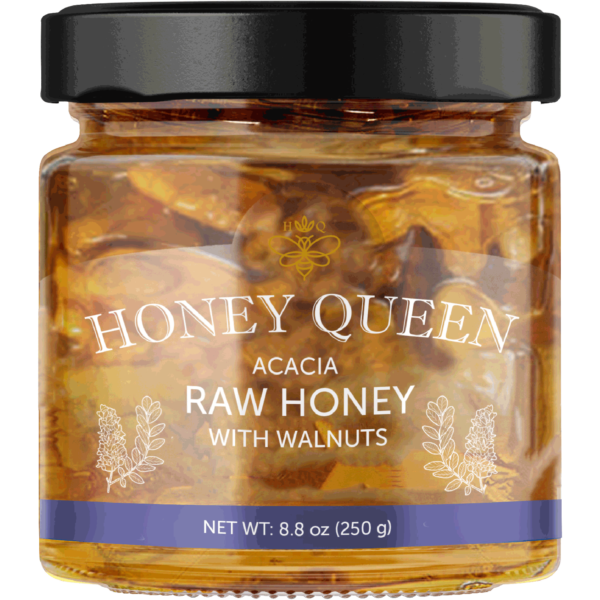 HQ Raw Acacia Honey w. Walnuts 250g